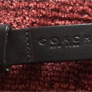 AUTH COACH BLACK BELT 29 inches